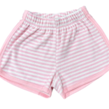 James & Lottie James & Lottie Terrycloth Shorts - Pink Stripe