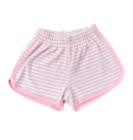 James & Lottie James & Lottie Terrycloth Shorts - Pink Stripe
