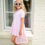 James & Lottie James & Lottie Terrycloth Coverup - Pink Stripe