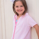 James & Lottie James & Lottie Terrycloth Coverup - Pink Stripe
