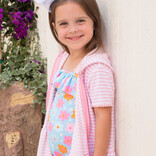 James & Lottie James & Lottie Terrycloth Coverup - Pink Stripe