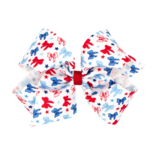 Wee Ones Wee Ones King Patriotic Bow Print Bow