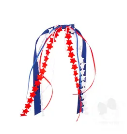 Wee Ones Wee Ones Satin Stars w/ Streamers Hair Clip