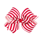 Wee Ones Wee Ones King Red Nautical Stripe Bow