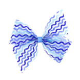 Wee Ones Wee Ones King Wee Splash Blue Printed Bow