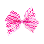 Wee Ones Wee Ones King Wee Splash Pink Printed Bow