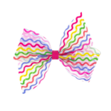 Wee Ones Wee Ones King Wee Splash Multi Printed Bow