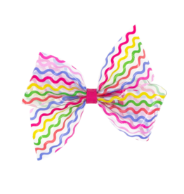 Wee Ones Wee Ones King Wee Splash Multi Printed Bow