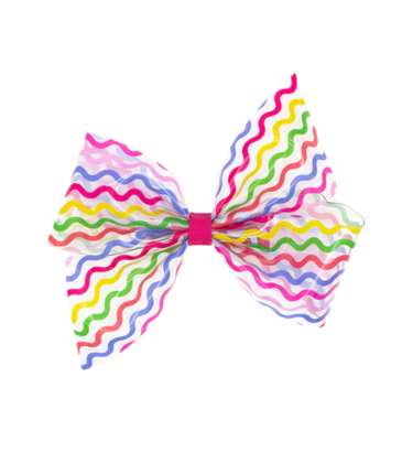 Wee Ones Wee Ones King Wee Splash Multi Printed Bow