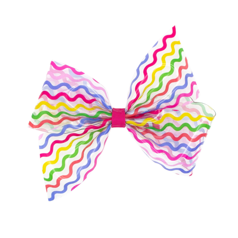 Wee Ones Wee Ones King Wee Splash Multi Printed Bow