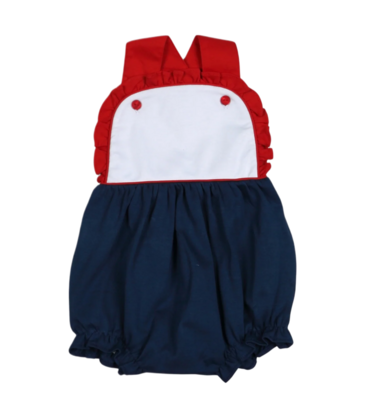 Baby Loren Patriotic Ruffle Sun Bubble