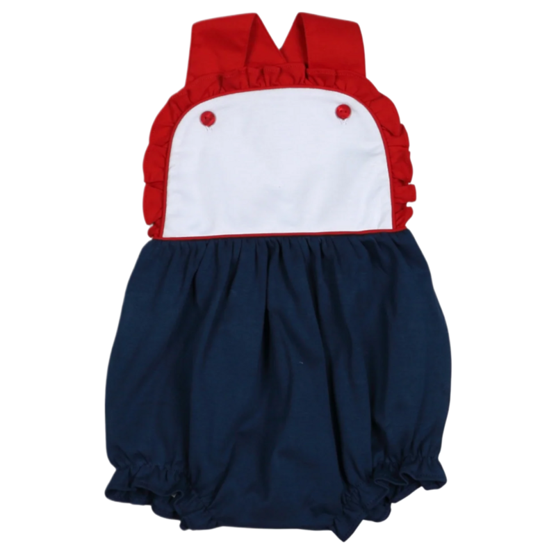 Baby Loren Patriotic Ruffle Sun Bubble