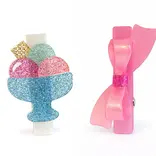 Lilies & Roses Ice Cream Sundae & Bow Hair Clips