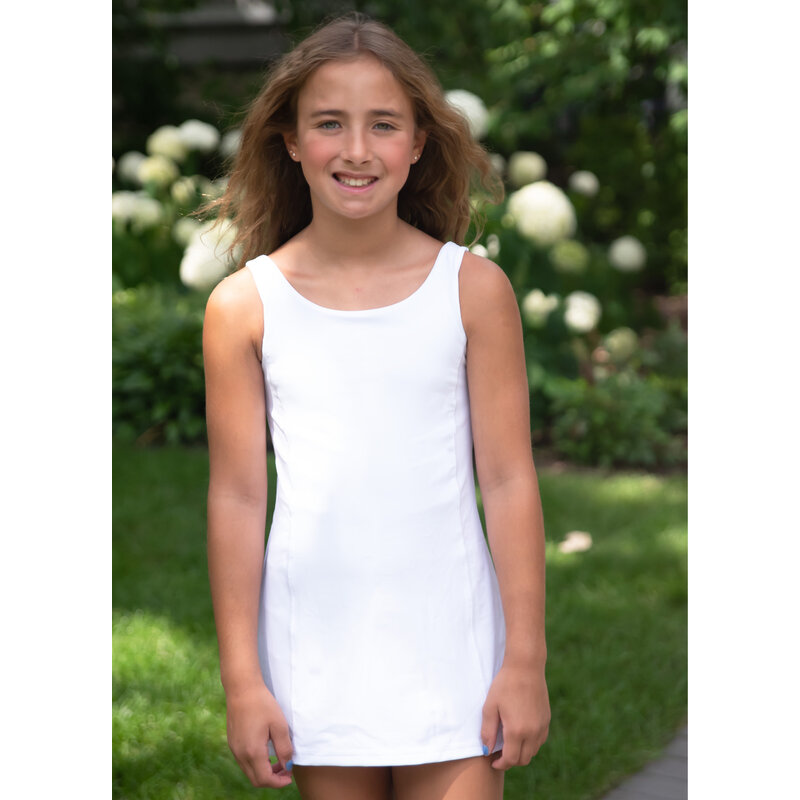 Be Elizabeth Be Elizabeth Straight Tennis Dress - White