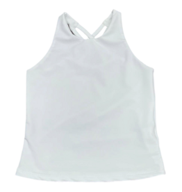 Be Elizabeth *Pre-Order* Be Elizabeth Cross Back Top - White