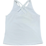 Be Elizabeth *Pre-Order* Be Elizabeth Cross Back Top - White