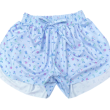 Be Elizabeth Be Elizabeth Butterfly Shorts - Blue Floral
