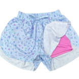 Be Elizabeth Be Elizabeth Butterfly Shorts - Blue Floral
