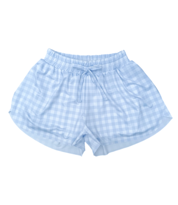 Be Elizabeth *Pre-Order* Be Elizabeth Butterfly Shorts - Blue Gingham