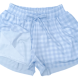 Be Elizabeth Be Elizabeth Butterfly Shorts - Blue Gingham