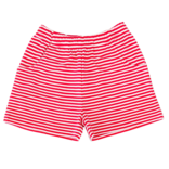 Luigi Luigi Red Stripe Jersey Shorts w/ Pockets