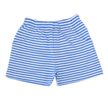 Luigi Luigi Dark Chambray Stripe Jersey Shorts w/ Pockets