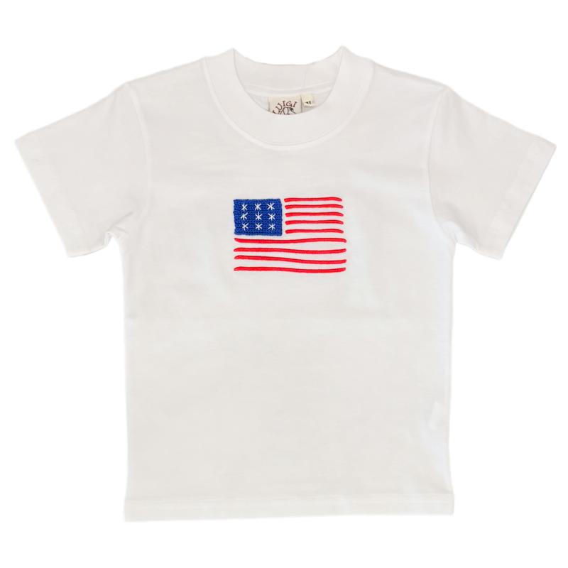 Luigi Luigi American Flag T-Shirt