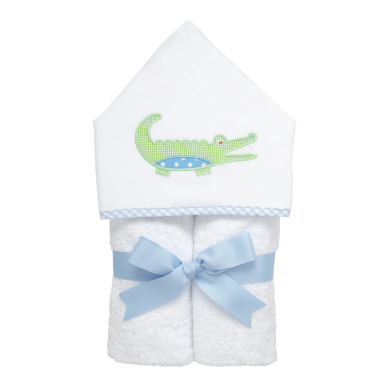 3 Marthas 3 Marthas Blue Alligator Everykid Towel