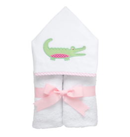 3 Marthas 3 Marthas Pink Alligator Everykid Towel