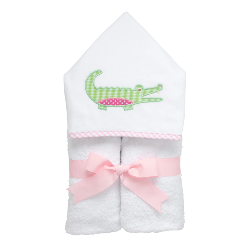 3 Marthas 3 Marthas Pink Alligator Everykid Towel