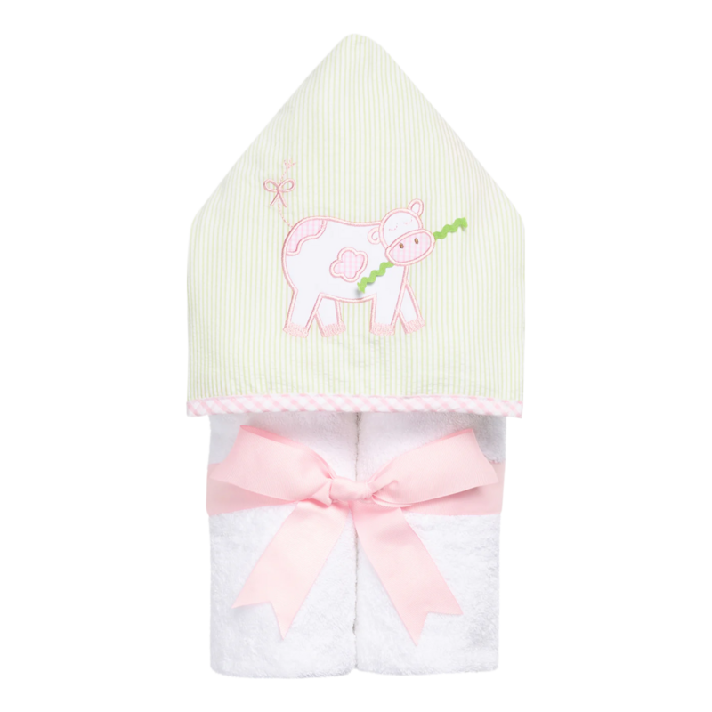 3 Marthas 3 Marthas Pink Cow Everykid Towel