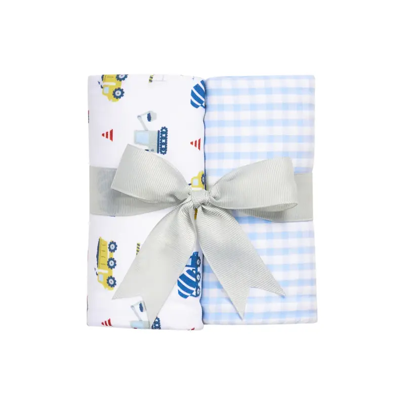 3 Marthas 3 Marthas Dump Truck Set of Two Burp Cloths