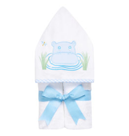 3 Marthas 3 Marthas Blue Hippo Everykid Towel