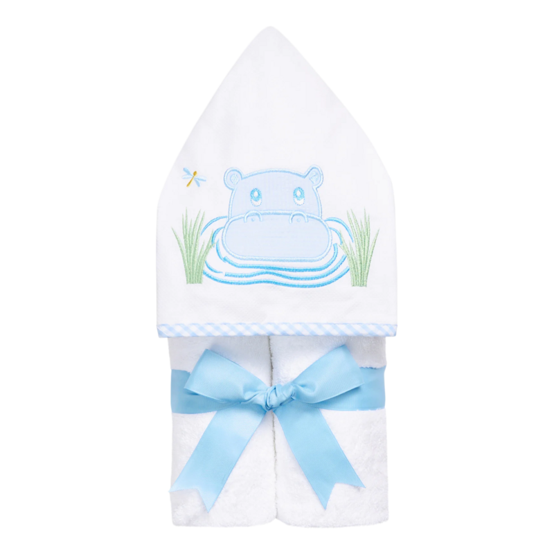 3 Marthas 3 Marthas Blue Hippo Everykid Towel