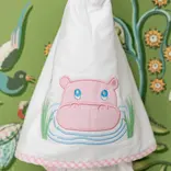 3 Marthas 3 Marthas Pink Hippo Everykid Towel