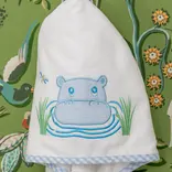 3 Marthas 3 Marthas Blue Hippo Everykid Towel