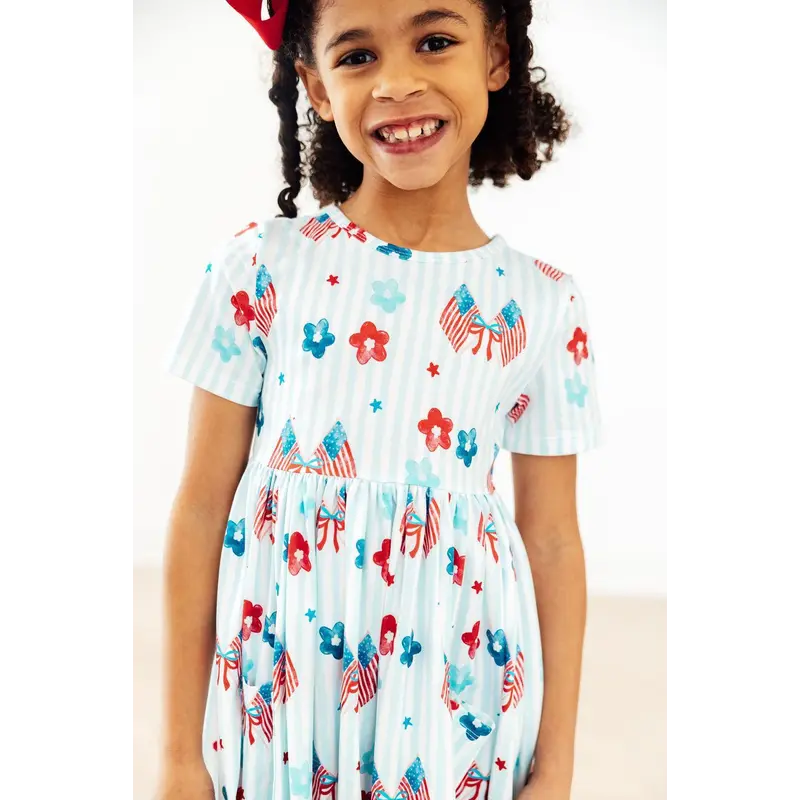 Mila & Rose Mila & Rose Home of the Brave Pocket Twirl Dress