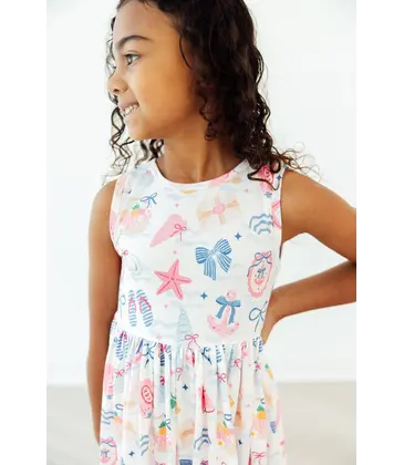 Mila & Rose Mila & Rose Seaside Sweetheart Tank Twirl Dress