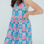 Mila & Rose Mila & Rose Flock Star Ruffle Crossback Dress