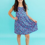 Mila & Rose Mila & Rose Fish in the Sea Ruffle Crossback Dress