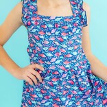 Mila & Rose Mila & Rose Fish in the Sea Ruffle Crossback Dress