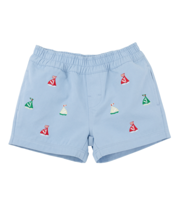 The Beaufort Bonnet Company TBBC Critter Sheffield Shorts - BSB/Sailboats