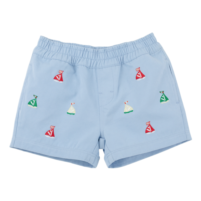 The Beaufort Bonnet Company TBBC Critter Sheffield Shorts - BSB/Sailboats