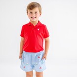 The Beaufort Bonnet Company TBBC Critter Sheffield Shorts - BSB/Sailboats