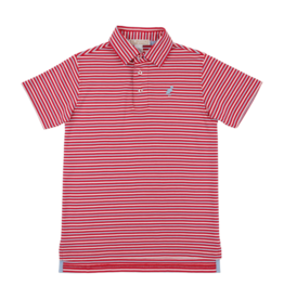 The Beaufort Bonnet Company TBBC Prim & Proper Polo - Sumner Country Stripe/RR/BSB