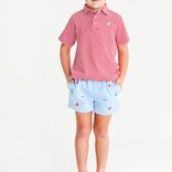 The Beaufort Bonnet Company TBBC Prim & Proper Polo - Sumner Country Stripe/RR/BSB