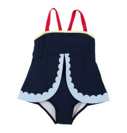 The Beaufort Bonnet Company TBBC Stratford Scallop Swimsuit - NN/RR/BSB/LWY