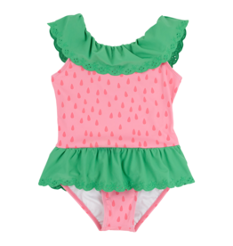 The Beaufort Bonnet Company TBBC Sandy Swimsuit - Suffolk Seeds/Gibson Island Green