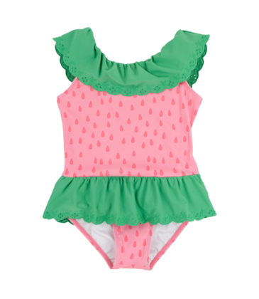 The Beaufort Bonnet Company TBBC Sandy Swimsuit - Suffolk Seeds/Gibson Island Green