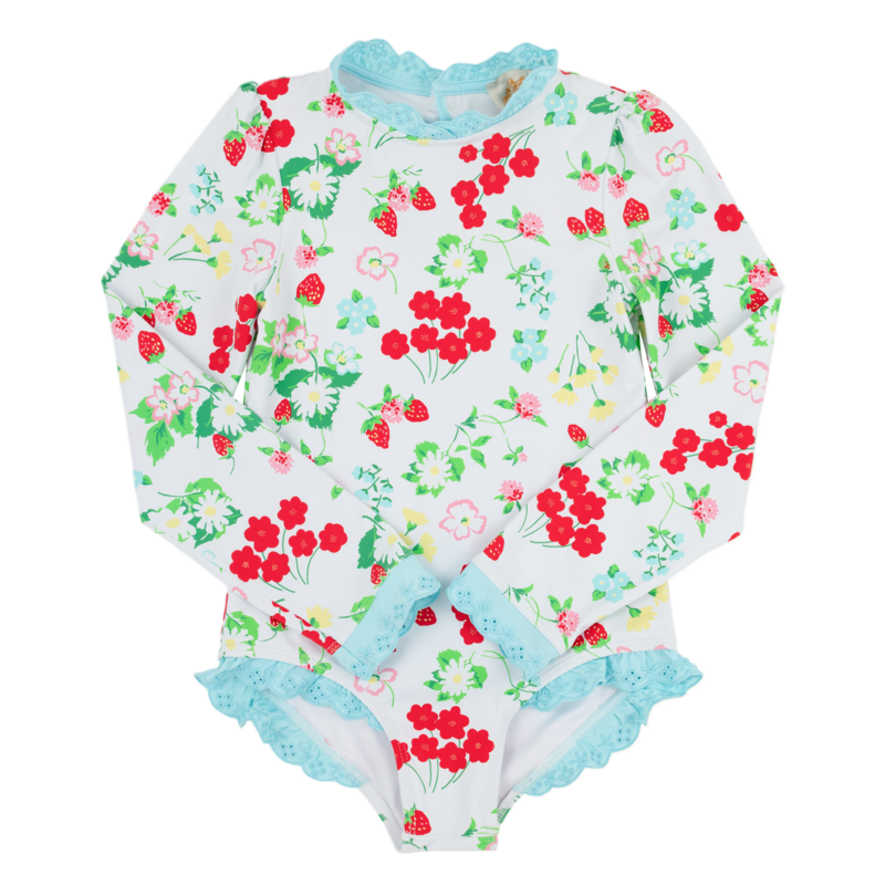 The Beaufort Bonnet Company TBBC Sarasota Surf Suit - Berry Sweet/Belhaven Blue